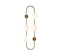 GWJKG Nordique minimaliste moderne lampe de chevet chambre lumière luxe salon fond mur personnalité escalier allée applique murale Appliques murales