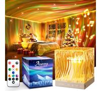 GWJKG Northern Lights Projector for Teens,White Noise Sound Machine/18-Color/Bluetooth Music/Remote Control Aurora Light Projector for Bedroom,Cool Things Relaxation Gifts for Women