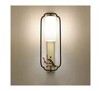 GWJKG Nouvelle chinoise, lampe chevet chambre à coucher, applique murale Zen for fond de salon Appliques murales (Color : B)