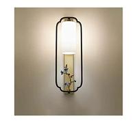 GWJKG Nouvelle chinoise, lampe chevet chambre à coucher, applique murale Zen for fond de salon Appliques murales (Color : A)