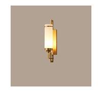 GWJKG Nouvelle chinoise tout en cuivre, applique murale fond salon, lampe de chevet créative Zen for chambre à coucher Appliques murales (Color : B)