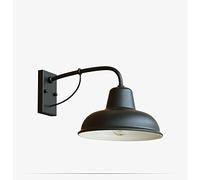 GWJKG porte américaine d'extérieur nostalgique rétro balcon allée patio cour extérieure éclairage étanche couloir de lampe murale en fer forgé lam
