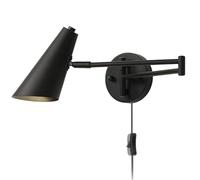 GWJKG Retro Plug-In with and 1.8M Cable, Adjustable Long Arm Bedside Reading Light, Vintage E27 Lamp for Bedroom, Living Room, Hallway, Study, Indoor Decorative Wall Mounted Lig