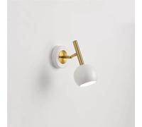 GWJKG Rotatable Wall Lamp for Bedroom Reading Bedside Lighting Small Metal Sconces Corridor Aisle(C)