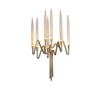 GWJKG Salon Mur Chambre Chevet Applique Murale Moderne Minimaliste Créatif Personnalité Support Lumière De Bureau En Métal Verticale Lampadaire Lumineux Lampe Sur Pied In Veill