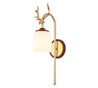 GWJKG style chinois, décoration créative en bois, murale escalier intérieur, lampe de chevet moderne minimaliste for chambre à coucher, nouvelle collection Applique