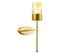 GWJKG Wall Lamp Lamps Compatible with Living Room LED Minimalist Copper Fixed Bedroom Bedside - eat Ear Decorative onces,Wall Once