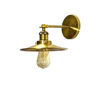 GWJKG Wall Sconce Nostalgic Gold Antique Wall Light Retro Industrial Iron Metal Lamp Sconce For House Bar Restaurants Coffee Shop Club Adornment Wall Lanterndor Aisle Decoration Wall Lamp Waterp
