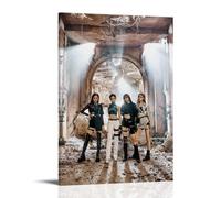 GWJXYWZP Blackpink Music Albums by Popular Artists Canvas Poster Wall Art Decorative Painting Bedroom Painting Posters08x12inch(20x30cm) Frame-style