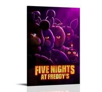 GWJXYWZP Five Nights at Freddy's Classic Movies And TV Series Canvas Poster Wall Art Decorative Painting Bedroom Painting Posters12x18inch(30x45cm) Frame-style