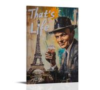 GWJXYWZP Frank Sinatra Music Albums by Popular Artists Canvas Poster Wall Art Decorative Painting Bedroom Painting Posters16x24inch(40x60cm) Frame-style