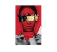 GWJXYWZP Rihanna Music Albums by Popular Artists Canvas Poster Wall Art Decorative Painting Bedroom Painting Posters12x18inch(30x45cm) Unframe-style