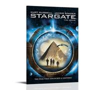 GWJXYWZP Stargate Classic Movies And TV Series Canvas Poster Wall Art Decorative Painting Bedroom Painting Posters12x18inch(30x45cm) Frame-style