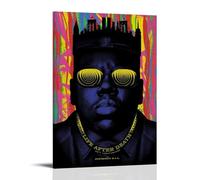 GWJXYWZP The Notorious B.I.G Music Albums by Popular Artists Canvas Poster Wall Art Decorative Painting Bedroom Painting Posters16x24inch(40x60cm) Frame-style