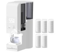 GwlThixion Automatic Hot Towel Warmer Dispenser, 5-Second Heating, 55°C Constant Temp, Includes 40 Compressed Towels, Portable for Spa, Facial, Bathroom & Home Machine-100Pcs