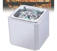 GwlThixion Commercial Pressing Glass Chiller, Glass Froster Chiller, Stainless Steel Fast Freezer, Freezes Glasses To -45°C, Simple Operation, Perfect For Bars & Nightclubs, Cools In 6 Seconds A