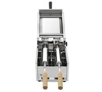 GwlThixion Electric Cone Chimney Bread Roll Maker, Commercial Electric Chimney Cake Oven with 2 Pcs Roller, Hungarian Pop Roller Machine, for Commercial and Home Use