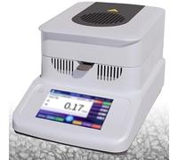 GwlThixion Lab Moisture Analyzer, Halogen Moisture Analyzer Automatic Lab Balance, 50g x 0.005g Halogen Moisture Meter for Powder/herb/Tea/Meat/Food Accuracy0.001g