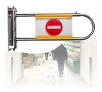 GwlThixion Safety Swing Gate, Pedestrian Entrance Fence Door, No-reverse Traffic Isolation, Quiet Swing Hinges, Supermarket Factory Dual Application, No Wiring Required A