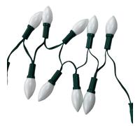 GwoFds0ty 50nodes Addressable RGB DC5V 12V WS2811 LED Christmas Pixel String Light 6inches 15cm Wire Spacing All Green Wire IP68 Milky C9(Emitting Color: 50ct 5V Milky C9)