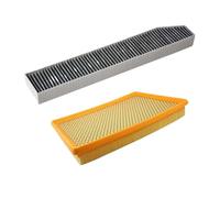 GWSBBRATM 2pcs Filter Set, Compatible For JEEP GRAND CHEROKEE WK 2006-2010 COMMANDER XK XH 2005 2007, Engine Cabin Air Filter Accessories 05013595AB.