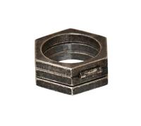 GWSGSFAS Multi-sided Simple Retro Titanium Steel Ring Men's Ring Tiger Finger Personality All-Match Self-Defense-black-11
