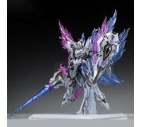 GWTCTOY 1:100 Plastic Model Action Figures Kits, Flame Soul Emperor of Flame Fire Lord, 22CM Mecha Model, Easy to Assembl