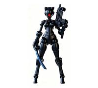 GWTCTOY 1: 18 Mecha Plastic Action Figures, Swift Female Extraordinary, Mecha Woman, 7 Weapon Modes, 8 Hand Shapes, 10cm Action Figures
