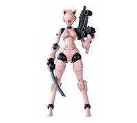 GWTCTOY 1: 18 Mecha Plastic Action Figures, Swift Female Extraordinary, Mecha Woman, 7 Weapon Modes, 8 Hand Shapes, 10cm Action Figures