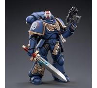 GWTCTOY JoyToy GW Original Licensed 1:18 Action Figure, Ultramarines Heroes of The Chapter Primaris Lieutenant Erastus, 13 cm High
