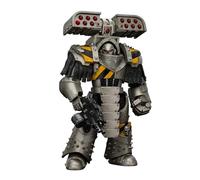 GWTCTOY JoyToy Warhammer 40K Genuine License 1:18 Action Figure, lron Warriors Tyrant Siege Terminator with Rocket launcher, 13.6CM Collectible Action Figures Kits
