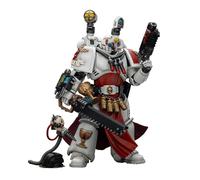 GWTCTOY JoyToy Warhammer 40K Genuine License 1:18 Action Figures, Blood Angels Sanguinary Priest with Heavy bolt pistol, chainsword and narthecium