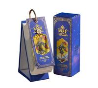 Gwtdtoad 2026 Daily Calendar,Tear-Off Ornament - Desk Tarot Daily Calendar | for Classroom Dormitory Living Room Bedroom Students Kids Teens Adults Teachers Friends