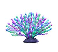Gwtdtoad Aquarium Coral - Soft Silicone Gradient Color - Artificial Coral Statue Aquarium Decor - for Pet Lovers Urban Dwellers Pond Study Meeting Rooms Library Restaurant Apartment
