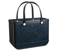 Gwtdtoad Beach Bag, Beach Tote Hand-bag With Holes, Waterproof Washable Open Rubber Tote Bag, Beach Toys Organizer Storage Bags, Large Rubber EVA Beach Bag, For Beach Pool Sports, 37 * 14 * 31.5cm