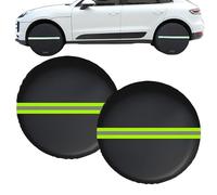 Gwtdtoad Car Tire Cover,Windproof Tire Protector | Reflective Dustproof Waterproof Protector for Outdoor Home Garage Parking Roadtrip Travel Camping Trailer Rving