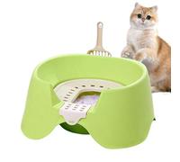 Gwtdtoad Cat Litter Tray with Rim, Open Top with High Sides for Kittens Large Cats Rabbits Home Small Apartments