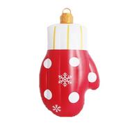 Gwtdtoad Christmas Inflatable Ball | PVC Large Inflatables Pendant for Tree - Festive Atmosphere Props for Windowsills Porch Courtyard Lawn Garden Patio Outdoor Indoor Parties