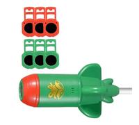 Gwtdtoad Christmas Scene Projector Rocket Shape USB Plug and Play LED Lamp | Holiday Projector Light for Home Bedroom Ceiling Wall Party Holiday Dorm Hotel Green