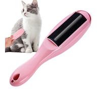 Gwtdtoad Dog Hair Removal Brush, Dog Brush Against Hair Loss with Comb Roller and Massage Pad - Roller Brush with Handle, Portable Cleaner for Carpets, Home and Laundry