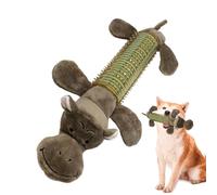 Gwtdtoad Dog Squeaky Toys | Animal Shaped Grunting Dog Toy,Plush with Sound Squeaker Biting Chasing Teeth-Cleaning Puppy Senior Mental Enrichment Indoor Outdoor Play Travel Home