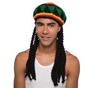 Gwtdtoad Dreadlock Hat for Women,Black Dreadlocks Wig | Party Cap Festive Wig for Cosplay Party Festival Theater Carnival Halloween Concert