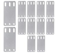 Gwtdtoad E Track Plate, Rail Mounting Plates | Tie-Down System Shelf with Installation Kit for Garage Trailer Truck Warehouse Wooden Floor Workshop