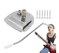 Gwtdtoad Electric Guitar Tremolo Bridge | Spring Stabiliser for Electric Guitars | Zinc Alloy String Instrument Accessories with Vintage Tailpiece Replacement for Demanding Use