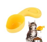 Gwtdtoad Feeding Scoop for Pets - Ergonomic Accessories for Feeding Puppies and Kittens - Pet Food Spoon for Cans, for Indoor Use at Home, Outdoors, Travelling