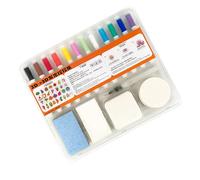 Gwtdtoad Foam Texture Painting Kit - 3D Effect Soft Multi-Function Crafts | Puffy Paint Pens | for Adult Children Boys Girl Crafts Easter Garden Indoor Holiday Party Home