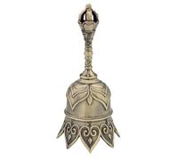 Gwtdtoad Hand Bells,Teacher Bell - Vintage Brass Cowbell Chime Metal Instrument Noisemaker Meditation Tool for Restaurant Events Classroom Wedding