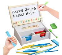 Gwtdtoad Math Materials,Wooden Learning Educational,Kids Learning Arithmetic - Development Enlightenment for Kids Birthday Activities Christmas Classroom