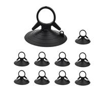 Gwtdtoad Pack of 10 Car Sun Protection Suction Cups 4.5 cm PVC Suction Cups Camping Without Hooks, Extra Strong Suction Cups for Glass, Windscreen, Bathroom, Kitchen Window
