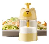 Gwtdtoad Pepper Shaker,0.2g Portion Glass Seasoning Bottle - Glass Kitchen Condiment Storage Container for Grilling Picnic BBQ Travel Catering Baking